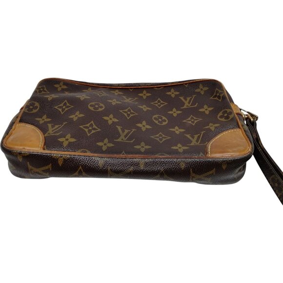 257223BV (L3) Louis Vuitton Clutch Bag Marly Dragonne GM Brown Monogram - Picture 4 of 9
